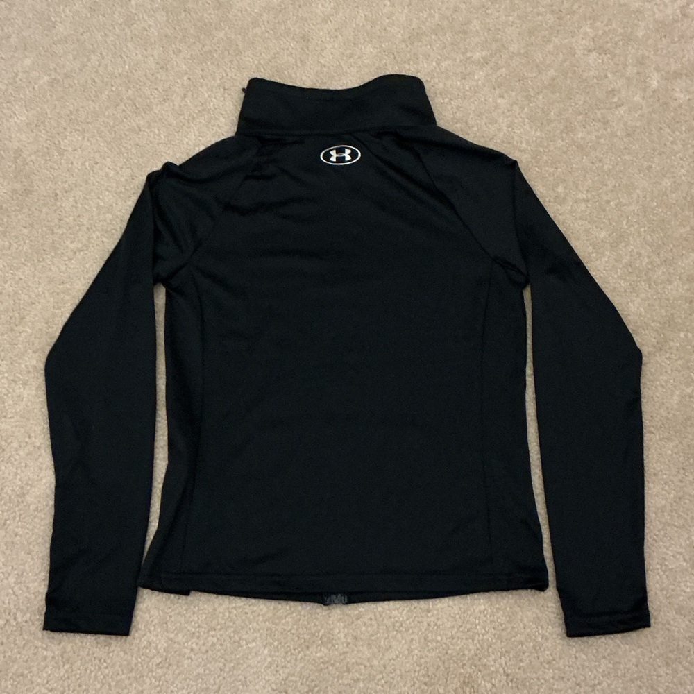 Under Armour Women’s Black Full-Zip Lightweight Training Shirt Jacket - Size S - Picture 5 of 6